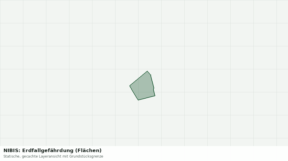 Statische Kartenansicht: NIBIS: Erdfallgefährdung (Flächen)