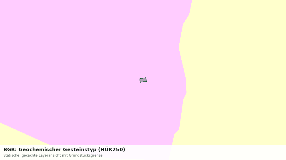 Statische Kartenansicht: BGR: Geochemischer Gesteinstyp (HÜK250)
