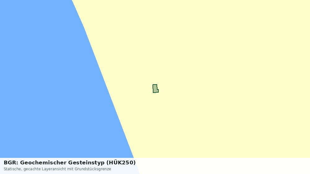 Statische Kartenansicht: BGR: Geochemischer Gesteinstyp (HÜK250)