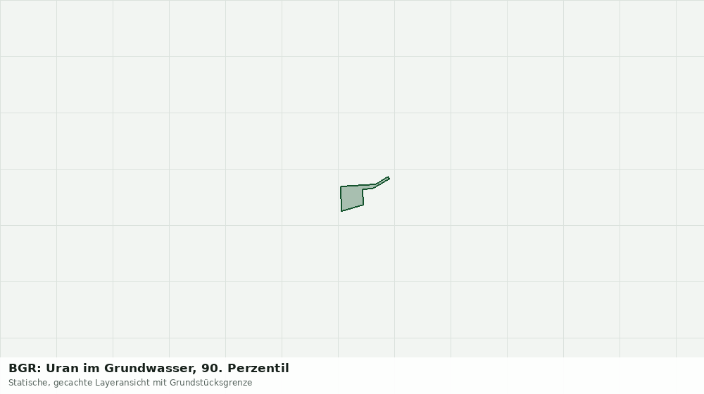 Statische Kartenansicht: BGR: Uran im Grundwasser, 90. Perzentil