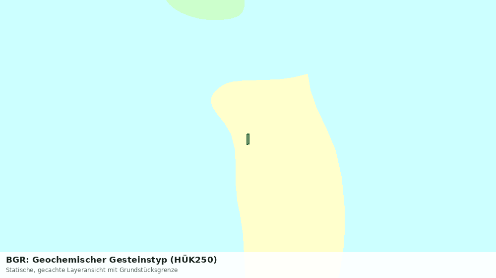 Statische Kartenansicht: BGR: Geochemischer Gesteinstyp (HÜK250)