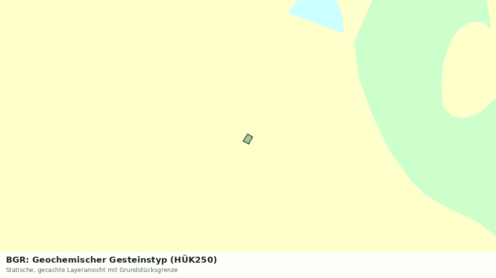 Statische Kartenansicht: BGR: Geochemischer Gesteinstyp (HÜK250)