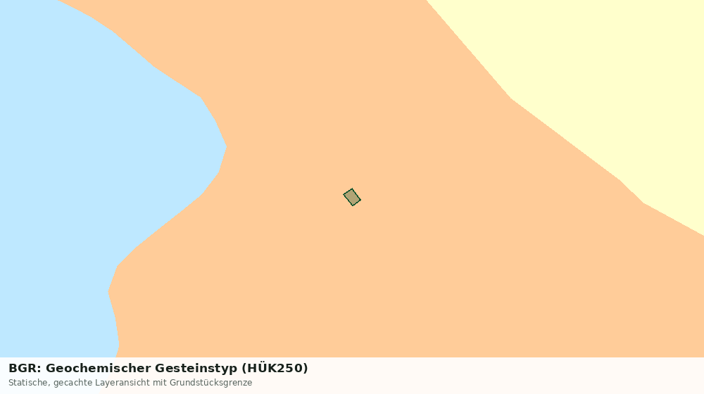 Statische Kartenansicht: BGR: Geochemischer Gesteinstyp (HÜK250)