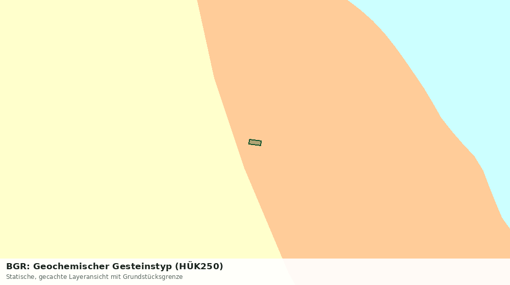 Statische Kartenansicht: BGR: Geochemischer Gesteinstyp (HÜK250)