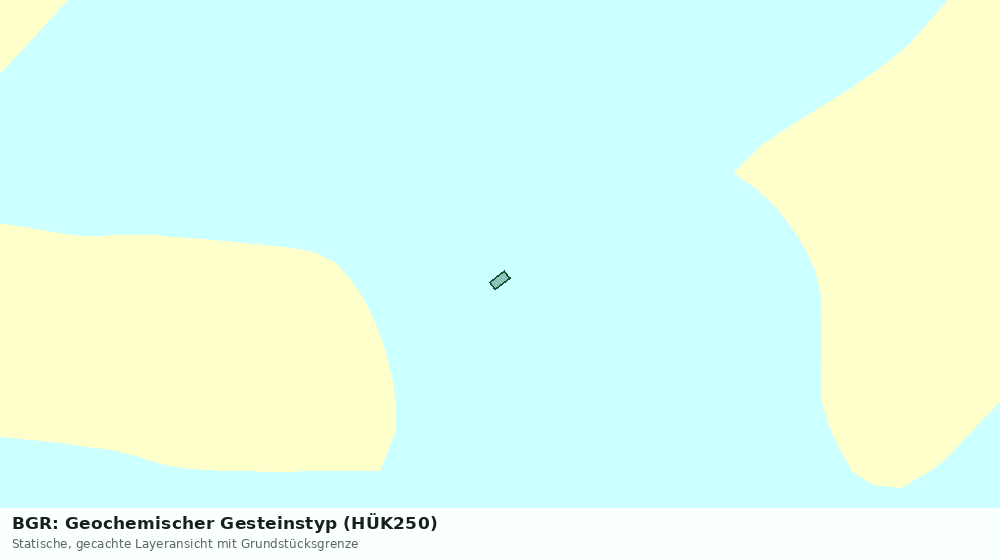 Statische Kartenansicht: BGR: Geochemischer Gesteinstyp (HÜK250)