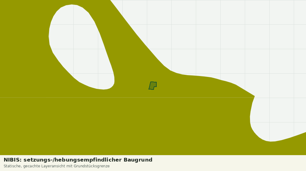 Statische Kartenansicht: NIBIS: setzungs-/hebungsempfindlicher Baugrund