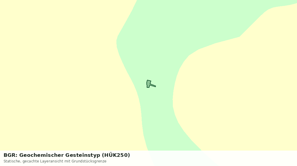 Statische Kartenansicht: BGR: Geochemischer Gesteinstyp (HÜK250)