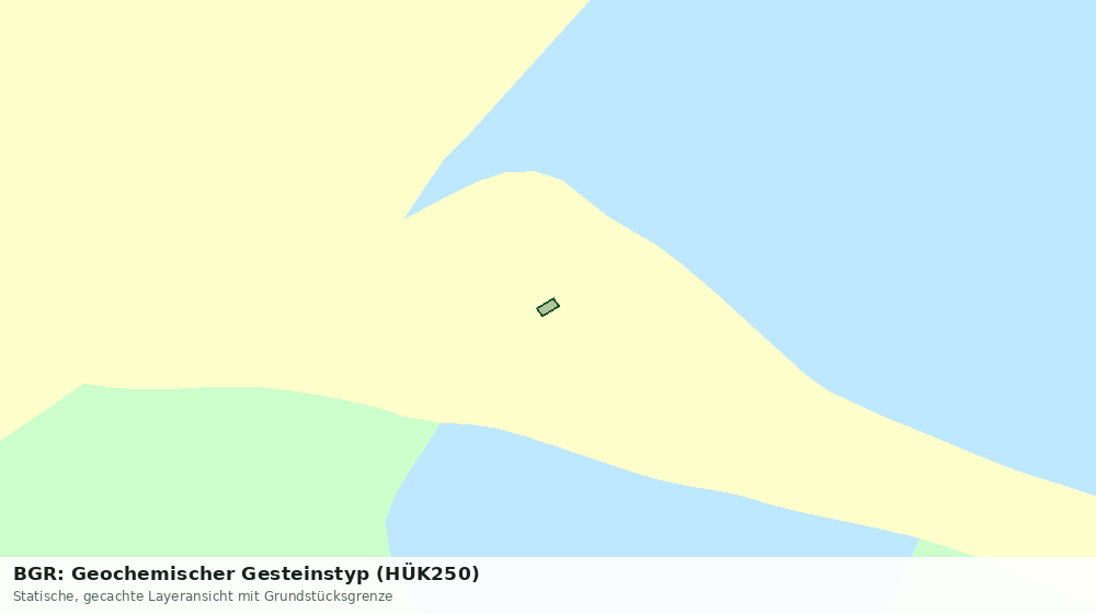 Statische Kartenansicht: BGR: Geochemischer Gesteinstyp (HÜK250)