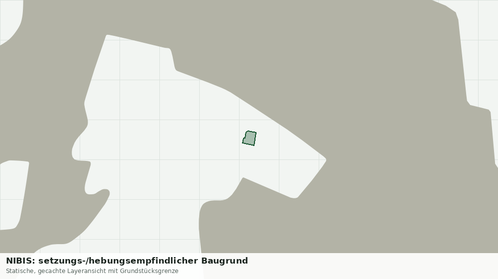 Statische Kartenansicht: NIBIS: setzungs-/hebungsempfindlicher Baugrund