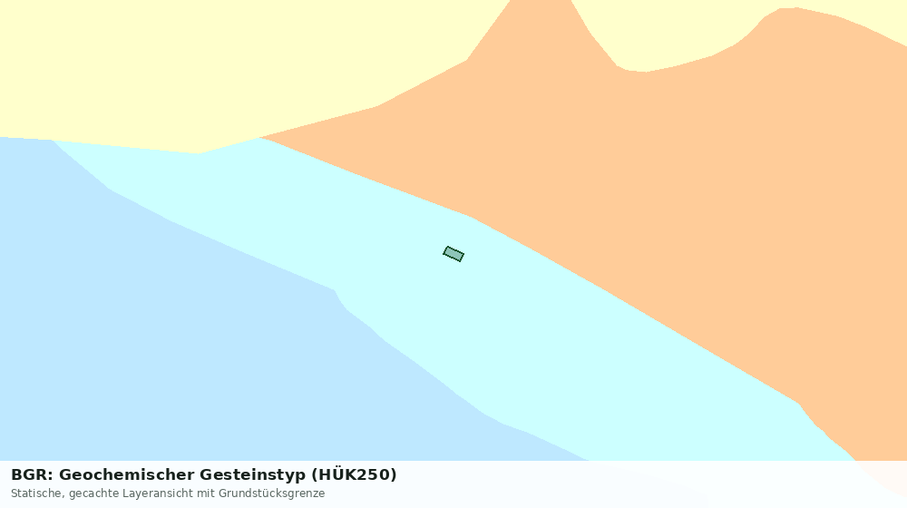 Statische Kartenansicht: BGR: Geochemischer Gesteinstyp (HÜK250)