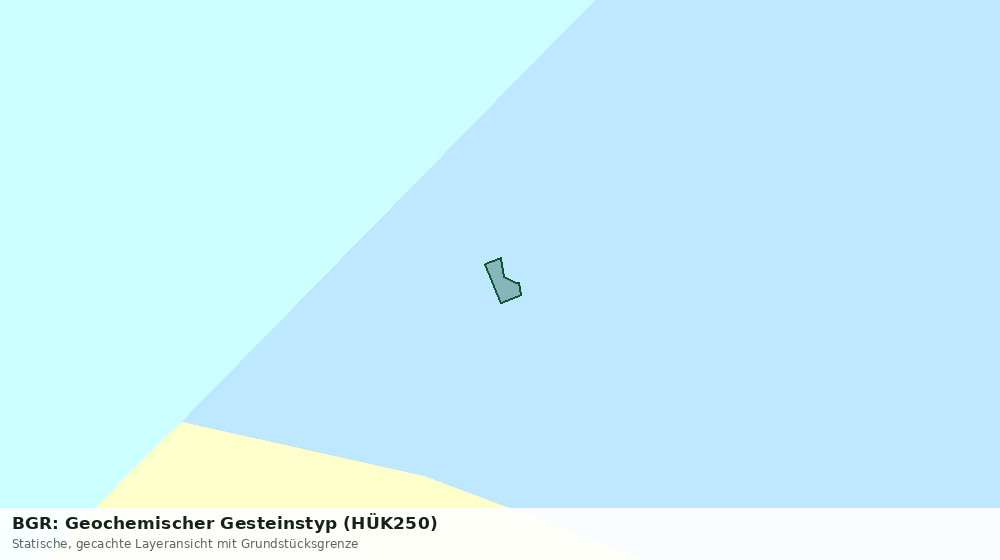 Statische Kartenansicht: BGR: Geochemischer Gesteinstyp (HÜK250)