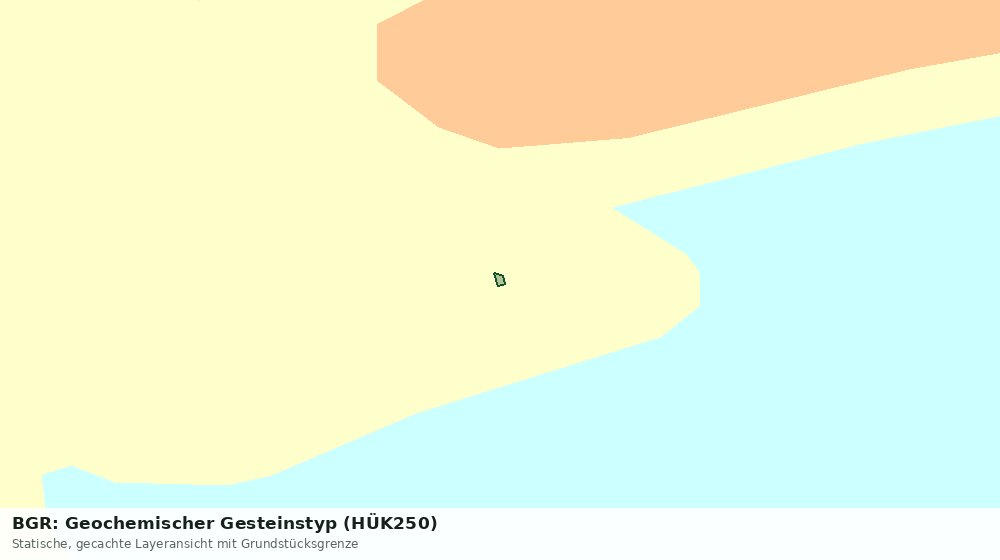 Statische Kartenansicht: BGR: Geochemischer Gesteinstyp (HÜK250)