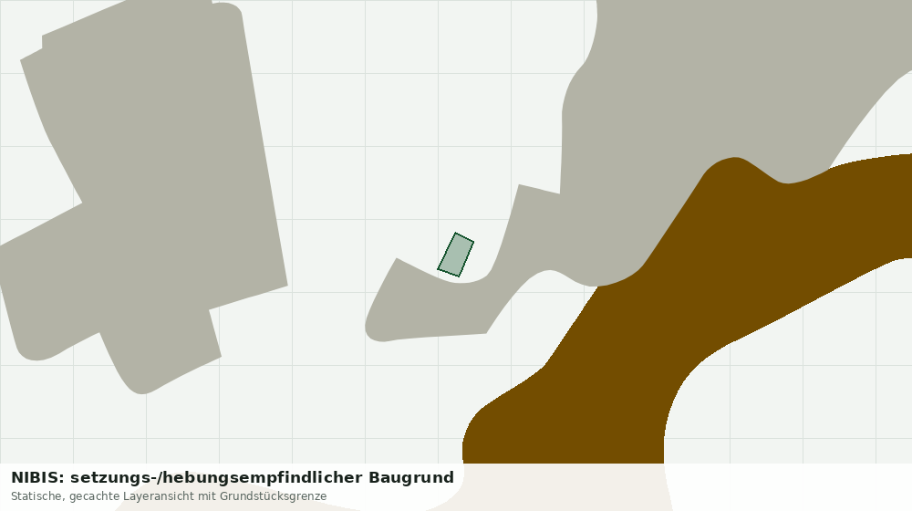 Statische Kartenansicht: NIBIS: setzungs-/hebungsempfindlicher Baugrund