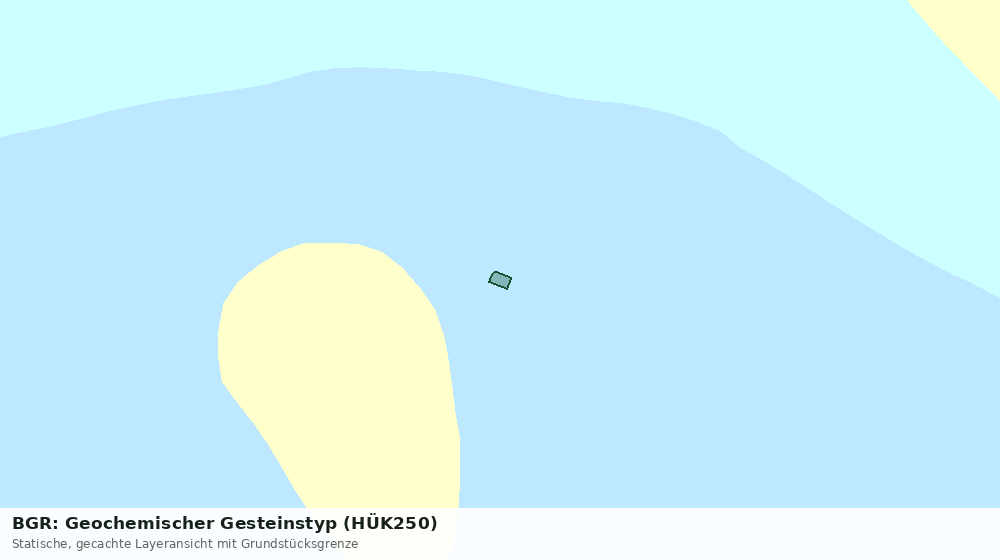 Statische Kartenansicht: BGR: Geochemischer Gesteinstyp (HÜK250)