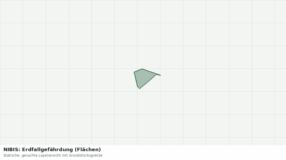 Statische Kartenansicht: NIBIS: Erdfallgefährdung (Flächen)