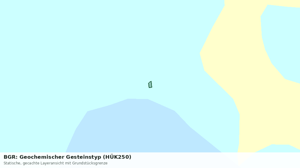 Statische Kartenansicht: BGR: Geochemischer Gesteinstyp (HÜK250)