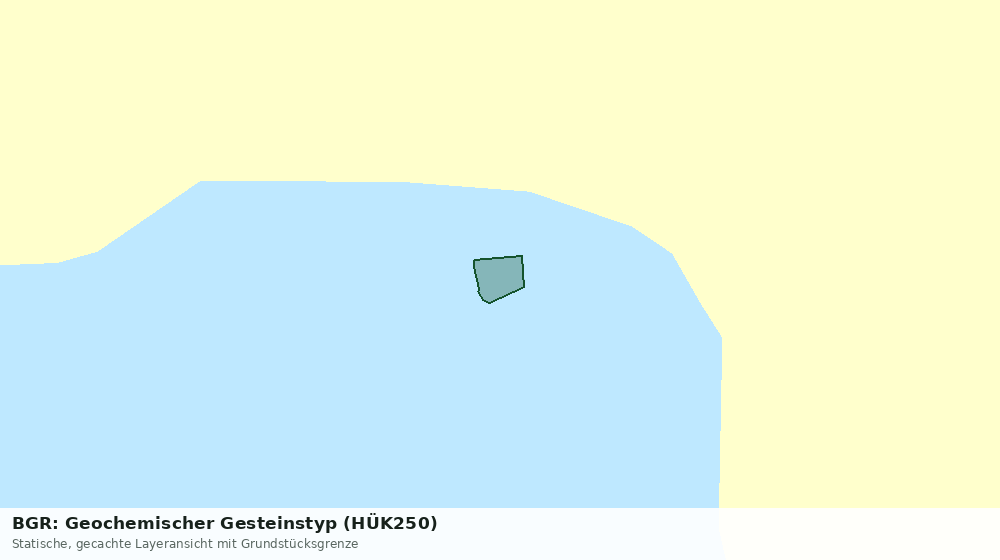 Statische Kartenansicht: BGR: Geochemischer Gesteinstyp (HÜK250)