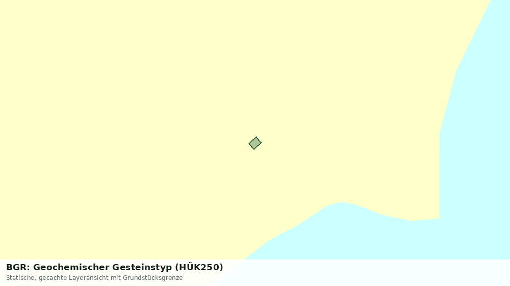 Statische Kartenansicht: BGR: Geochemischer Gesteinstyp (HÜK250)