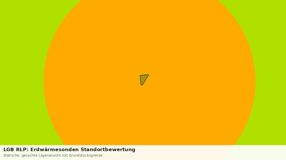 Statische Kartenansicht: LGB RLP: Erdwärmesonden Standortbewertung