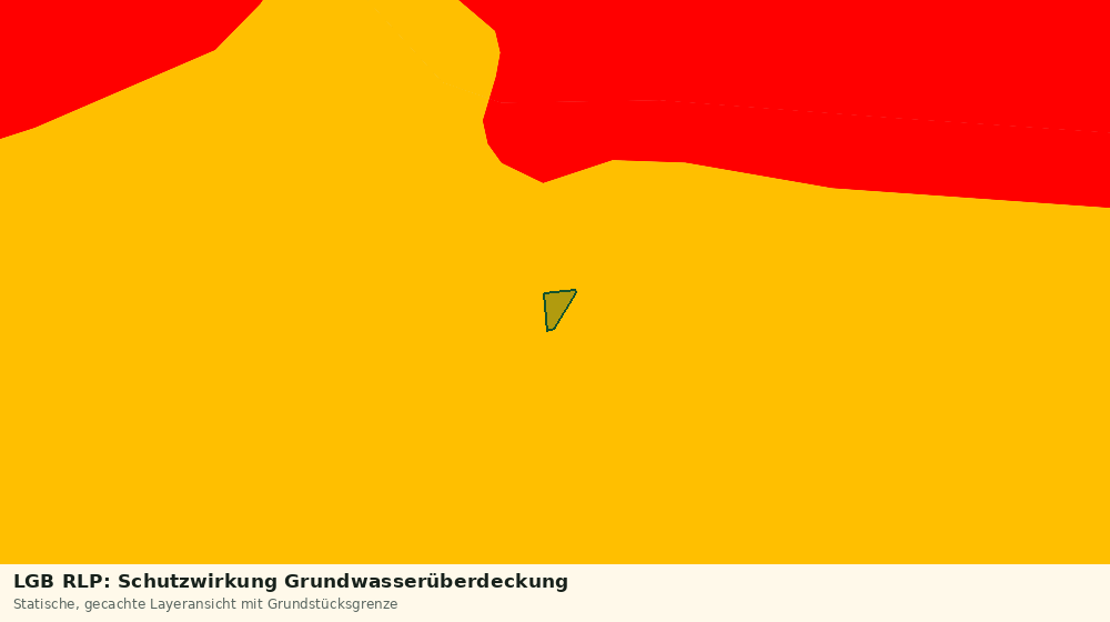 Statische Kartenansicht: LGB RLP: Schutzwirkung Grundwasserüberdeckung