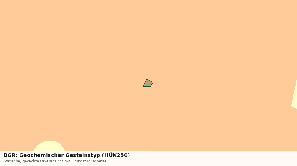 Statische Kartenansicht: BGR: Geochemischer Gesteinstyp (HÜK250)