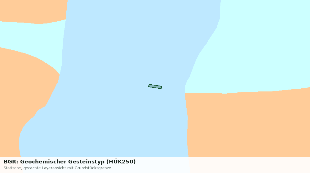 Statische Kartenansicht: BGR: Geochemischer Gesteinstyp (HÜK250)