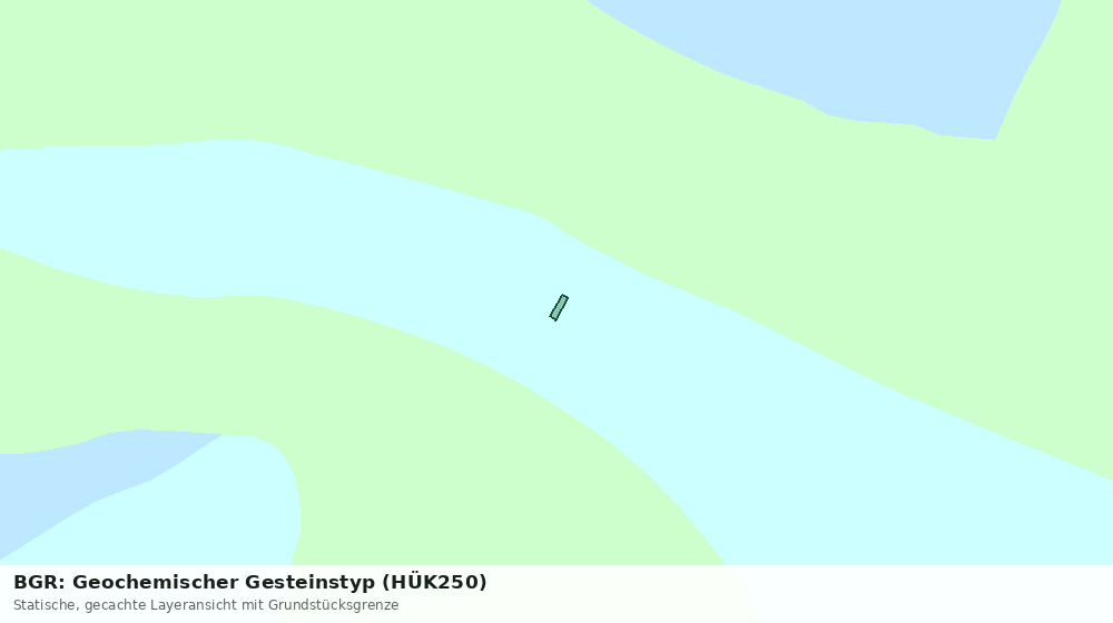Statische Kartenansicht: BGR: Geochemischer Gesteinstyp (HÜK250)