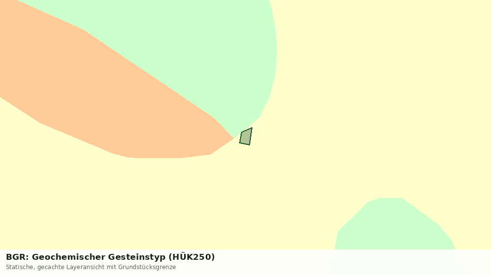 Statische Kartenansicht: BGR: Geochemischer Gesteinstyp (HÜK250)