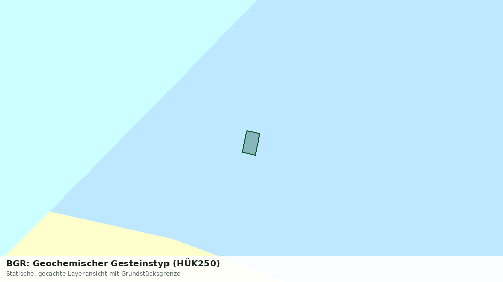 Statische Kartenansicht: BGR: Geochemischer Gesteinstyp (HÜK250)