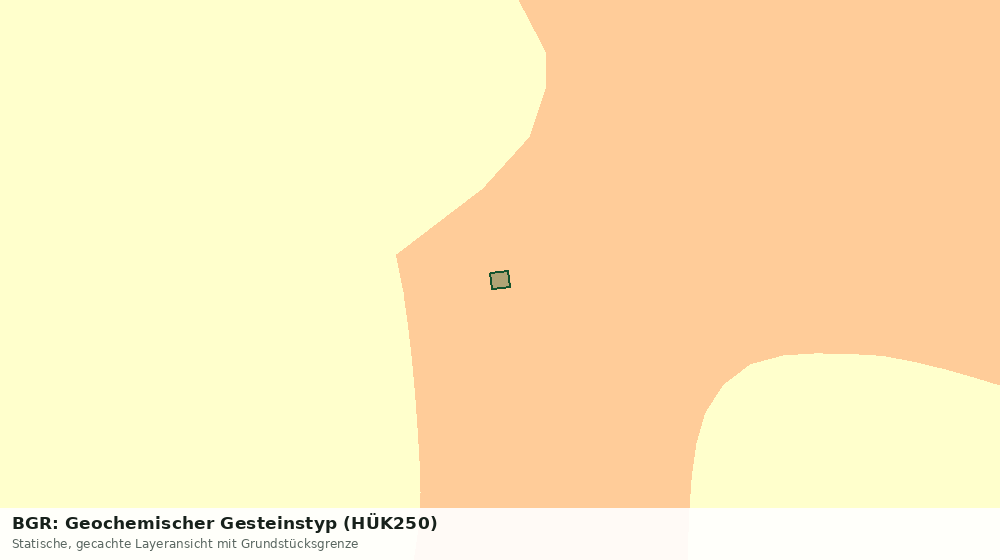 Statische Kartenansicht: BGR: Geochemischer Gesteinstyp (HÜK250)