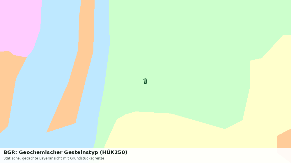 Statische Kartenansicht: BGR: Geochemischer Gesteinstyp (HÜK250)