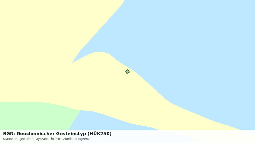 Statische Kartenansicht: BGR: Geochemischer Gesteinstyp (HÜK250)