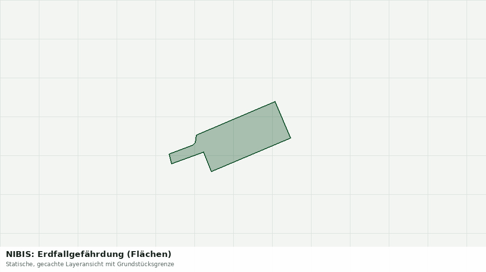 Statische Kartenansicht: NIBIS: Erdfallgefährdung (Flächen)