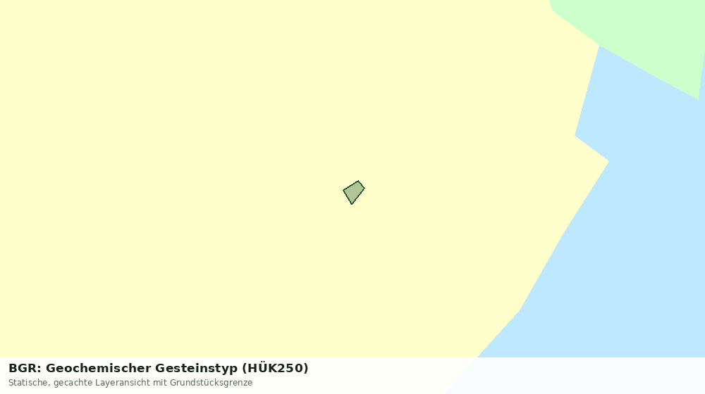Statische Kartenansicht: BGR: Geochemischer Gesteinstyp (HÜK250)