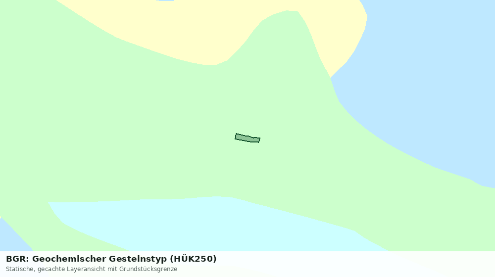 Statische Kartenansicht: BGR: Geochemischer Gesteinstyp (HÜK250)