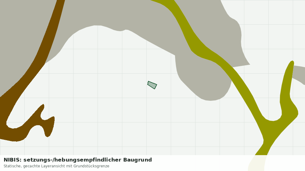Statische Kartenansicht: NIBIS: setzungs-/hebungsempfindlicher Baugrund