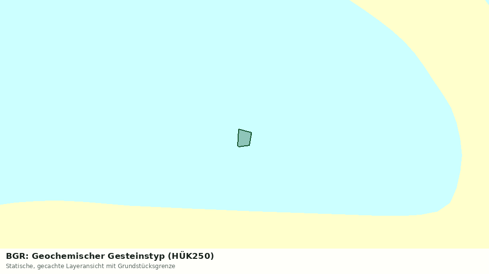 Statische Kartenansicht: BGR: Geochemischer Gesteinstyp (HÜK250)