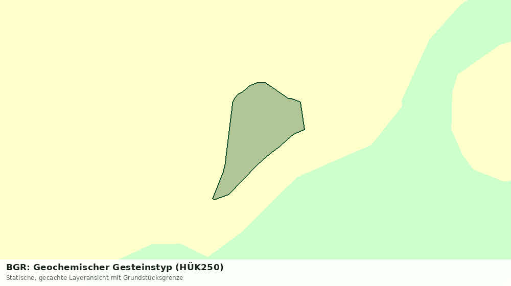 Statische Kartenansicht: BGR: Geochemischer Gesteinstyp (HÜK250)