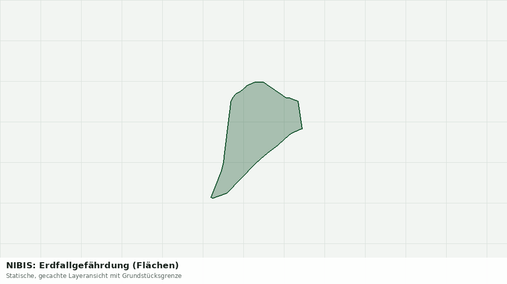 Statische Kartenansicht: NIBIS: Erdfallgefährdung (Flächen)
