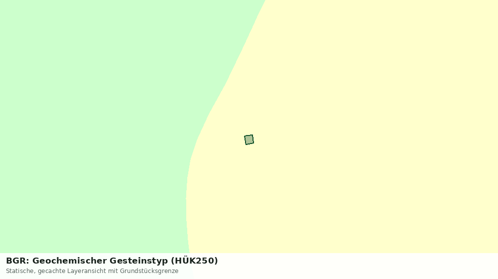 Statische Kartenansicht: BGR: Geochemischer Gesteinstyp (HÜK250)