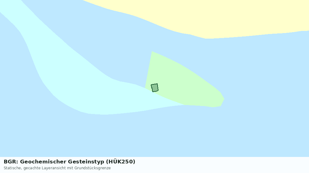 Statische Kartenansicht: BGR: Geochemischer Gesteinstyp (HÜK250)