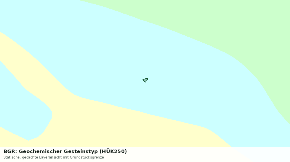 Statische Kartenansicht: BGR: Geochemischer Gesteinstyp (HÜK250)