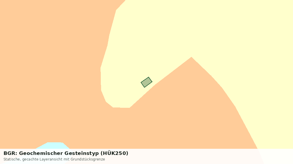 Statische Kartenansicht: BGR: Geochemischer Gesteinstyp (HÜK250)