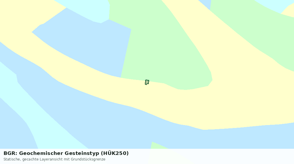 Statische Kartenansicht: BGR: Geochemischer Gesteinstyp (HÜK250)