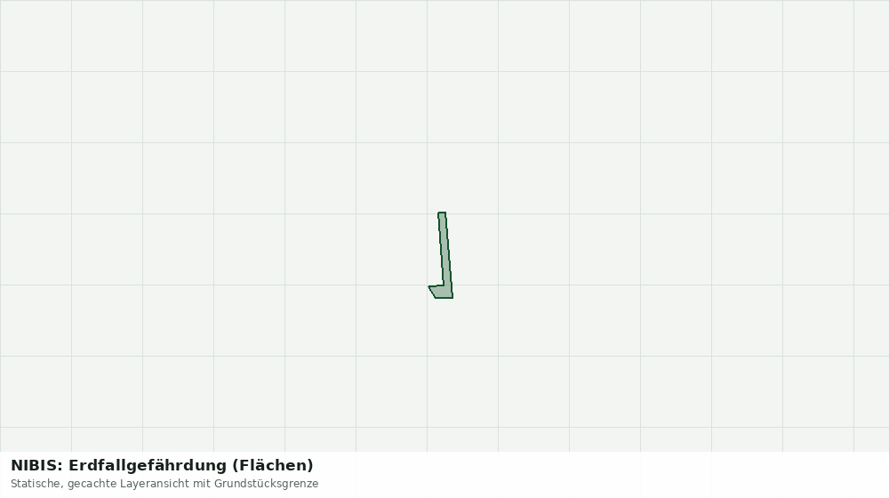 Statische Kartenansicht: NIBIS: Erdfallgefährdung (Flächen)