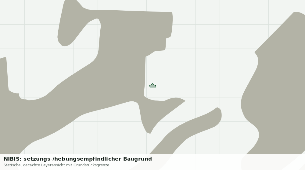 Statische Kartenansicht: NIBIS: setzungs-/hebungsempfindlicher Baugrund