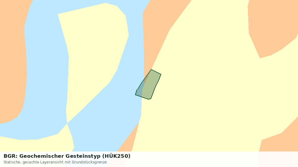 Statische Kartenansicht: BGR: Geochemischer Gesteinstyp (HÜK250)