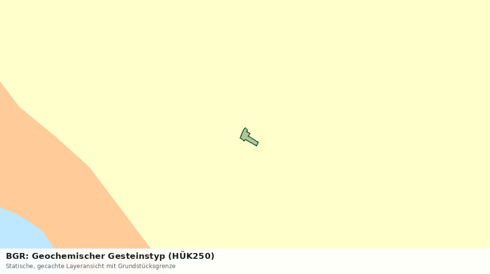 Statische Kartenansicht: BGR: Geochemischer Gesteinstyp (HÜK250)