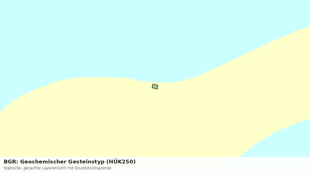 Statische Kartenansicht: BGR: Geochemischer Gesteinstyp (HÜK250)