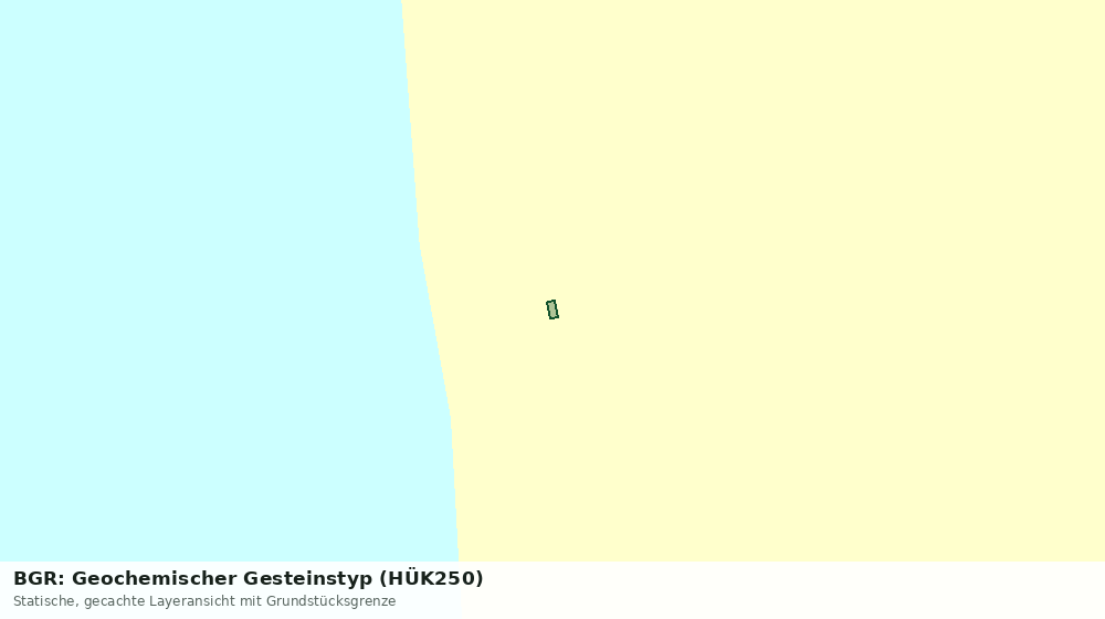 Statische Kartenansicht: BGR: Geochemischer Gesteinstyp (HÜK250)